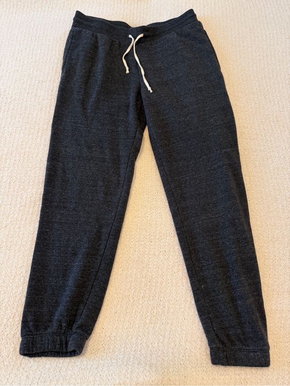 Paigelauren Adult Charcoal Heather Supima Cotton Blend Jogger Sweatpants Medium